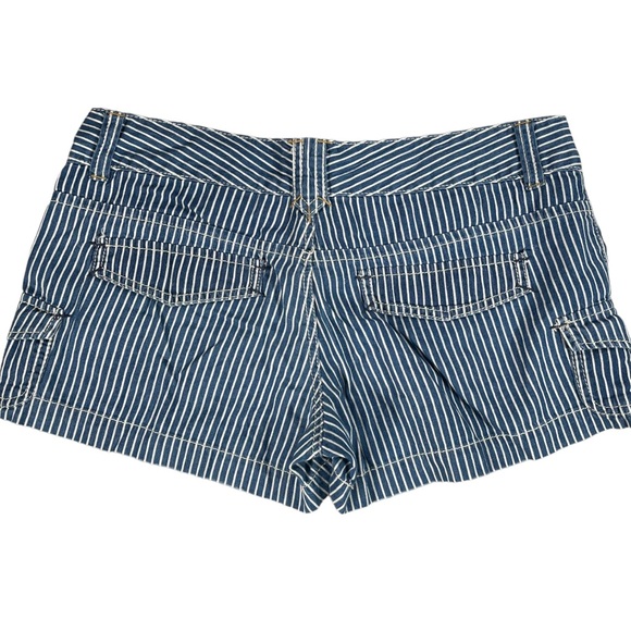 Ubfree & YMI size 9 shorts bundle - jean & blue/white striped colors GUC - Picture 6 of 16